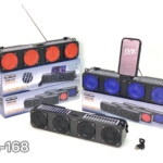 GL-168 Black/Red/Blue double Solar bluetooth music speaker AIBUCUO
