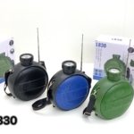L830 Black/Blue/Green Solar bluetooth music speaker AIBUCUO