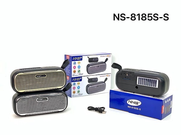 NS-8185S-S Gold/Red/Sliver Solar bluetooth music speaker AIBUCUO