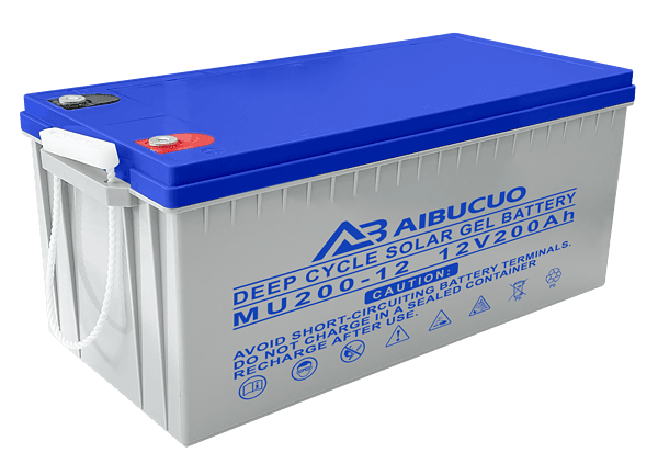 12v65A 100A 200A Deep Cycle Solar Gel Battery AIBUCUO