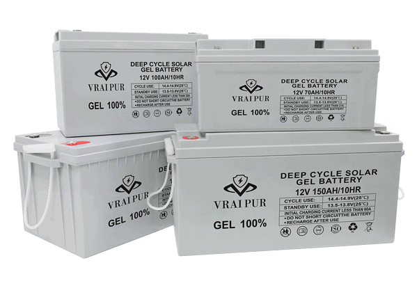 12v70A 100A 150A 200A 100%Deep Cycle Solar Gel Battery VRAIPUR