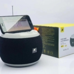 C15 Black/Grey Solar bluetooth speaker radio With light function  AIBUCUO