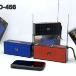 TO-456 Black/Red/Blue  Solar bluetooth music speaker AIBUCUO